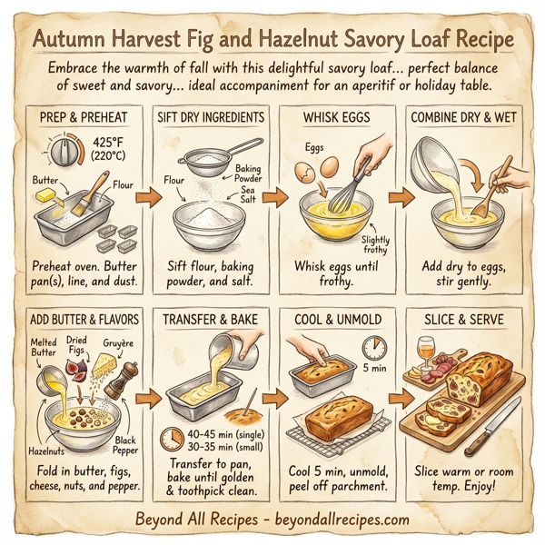 Autumn Harvest Fig and Hazelnut Savory Loaf instructions
