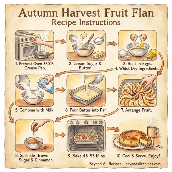 Autumn Harvest Fruit Flan instructions