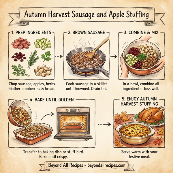 Autumn Harvest Sausage and Apple Stuffing instructions