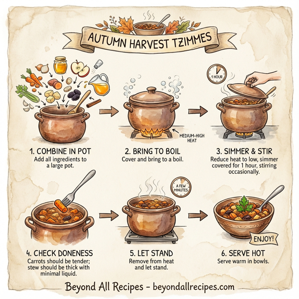 Autumn Harvest Tzimmes instructions