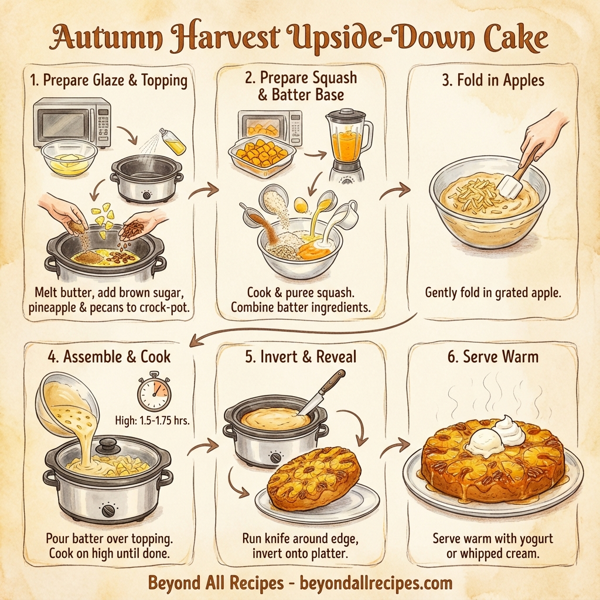Autumn Harvest Upside-Down Cake instructions