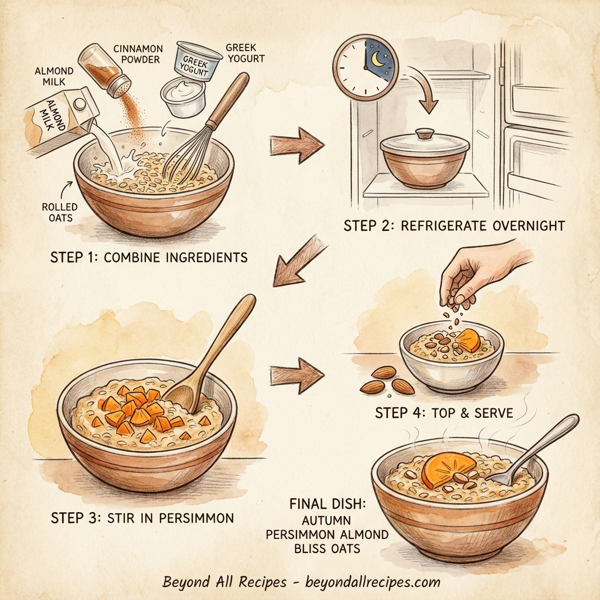 Autumn Persimmon Almond Bliss Oats instructions
