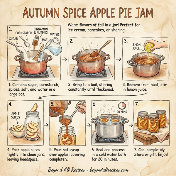 Autumn Spice Apple Pie Jam instructions