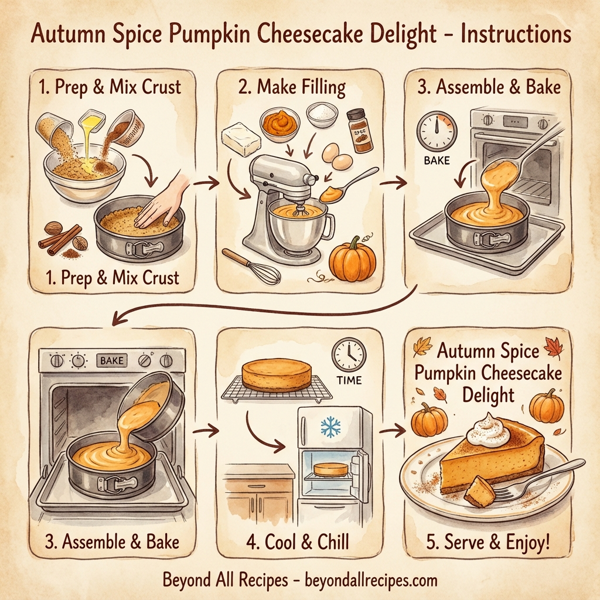 Autumn Spice Pumpkin Cheesecake Delight instructions
