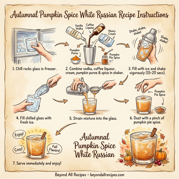 Autumnal Pumpkin Spice White Russian instructions