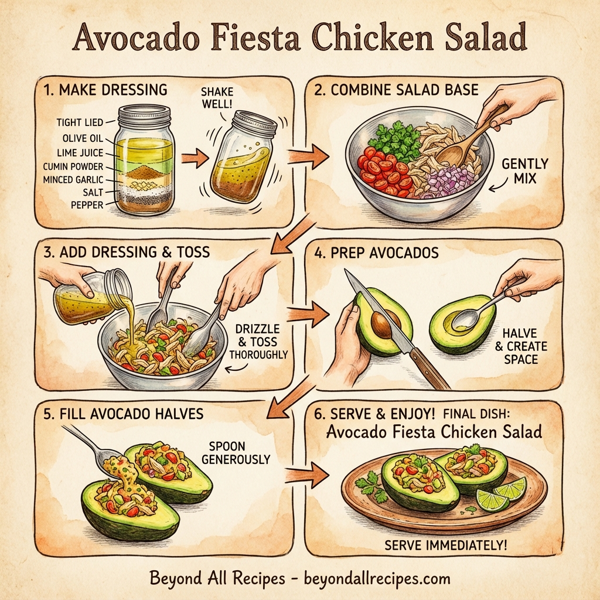 Avocado Fiesta Chicken Salad instructions