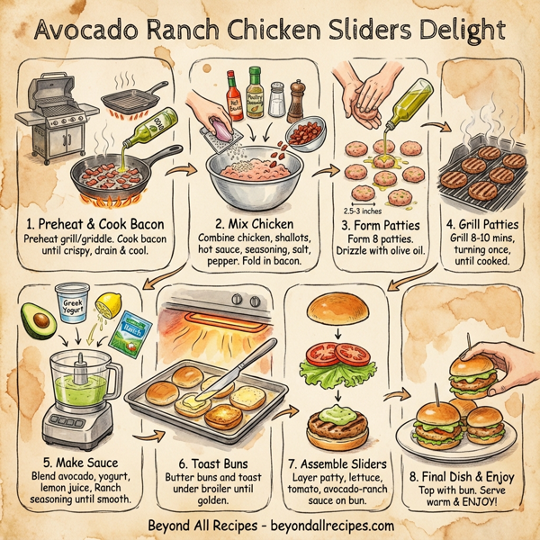 Avocado Ranch Chicken Sliders Delight instructions