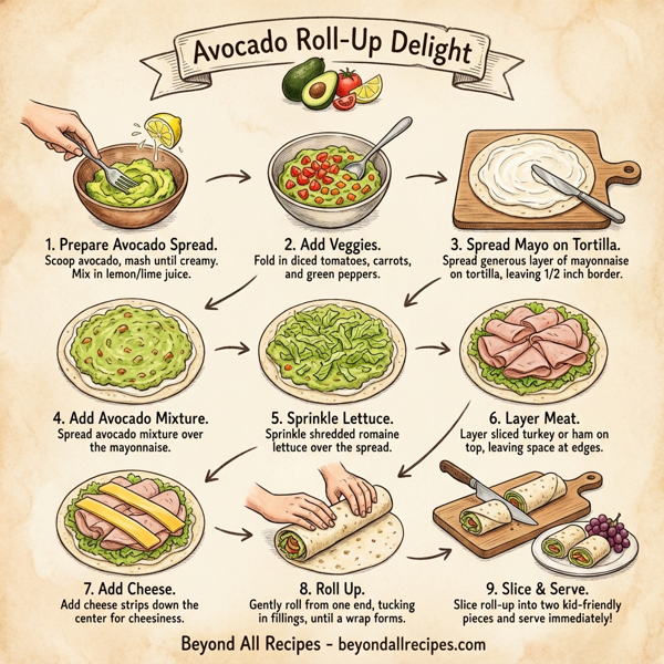 Avocado Roll-Up Delight instructions