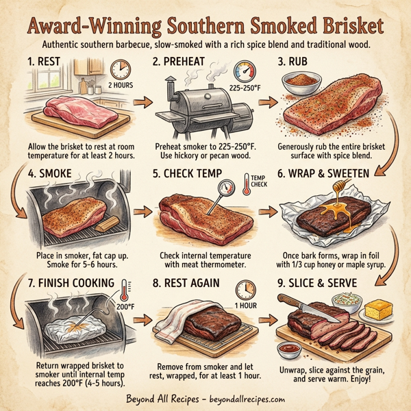 Award-Winning Southern Smoked Brisket instructions