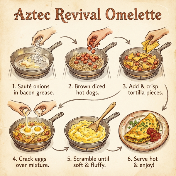Aztec Revival Omelette instructions