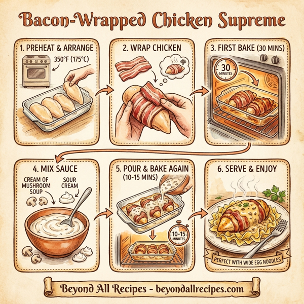 Bacon-Wrapped Chicken Supreme instructions