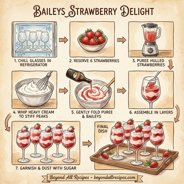 Baileys Strawberry Delight instructions