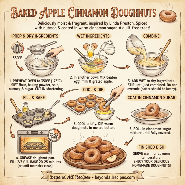 Baked Apple Cinnamon Doughnuts instructions