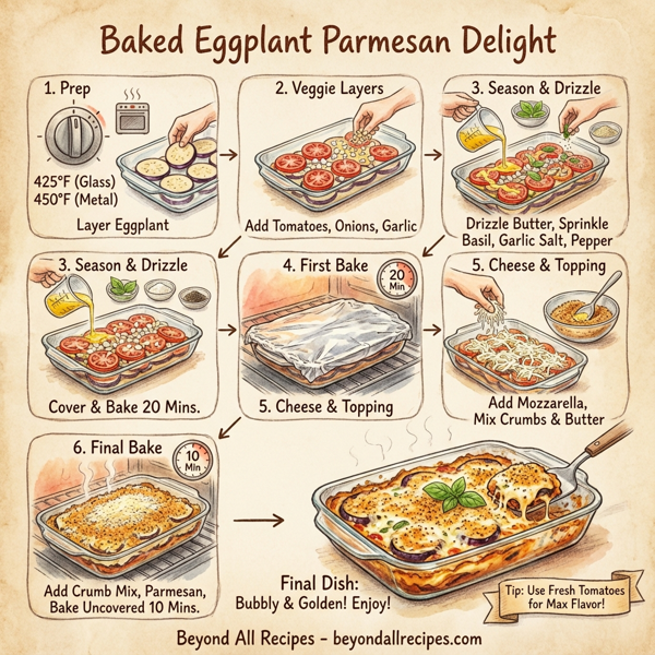 Baked Eggplant Parmesan Delight instructions