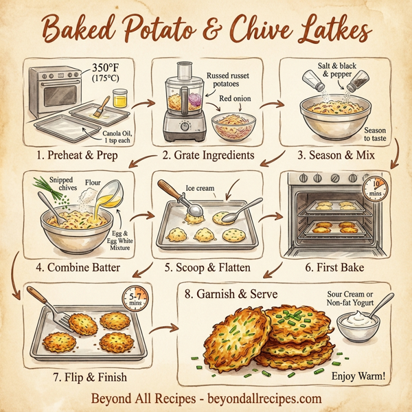 Baked Potato & Chive Latkes instructions