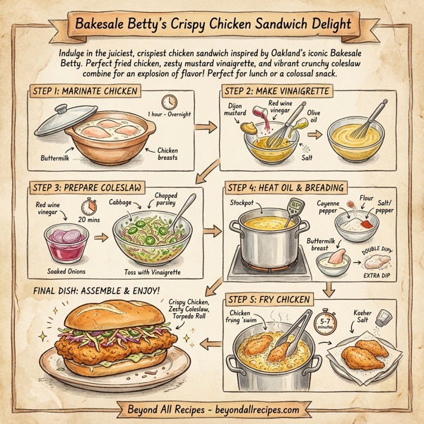 Bakesale Betty's Crispy Chicken Sandwich Delight instructions
