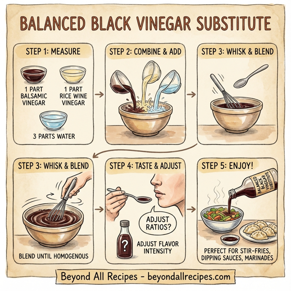 Balanced Black Vinegar Substitute instructions