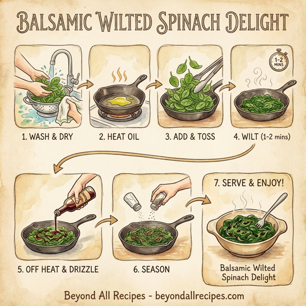 Balsamic Wilted Spinach Delight instructions