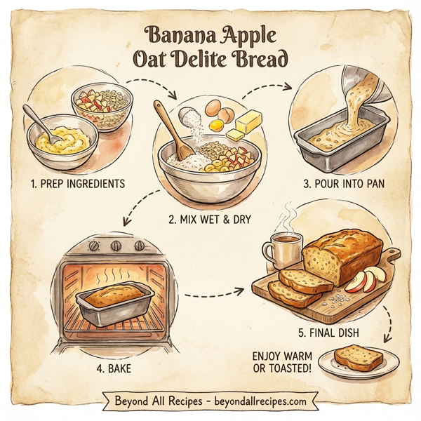 Banana Apple Oat Delite Bread instructions