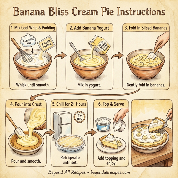 Banana Bliss Cream Pie instructions