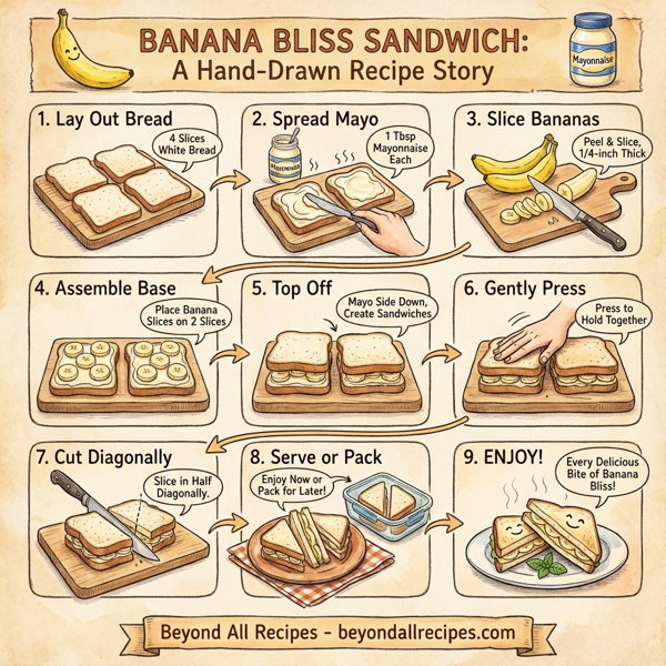 Banana Bliss Sandwich instructions