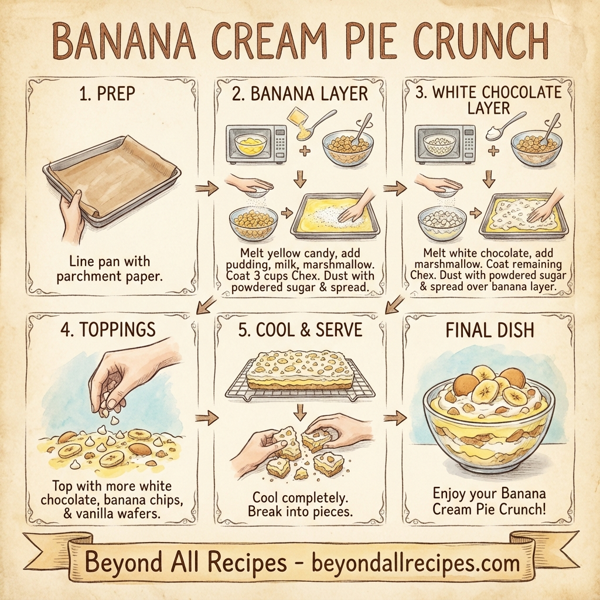 Banana Cream Pie Crunch instructions