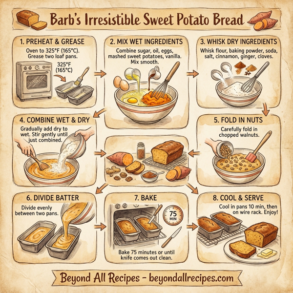 Barb's Irresistible Sweet Potato Bread instructions