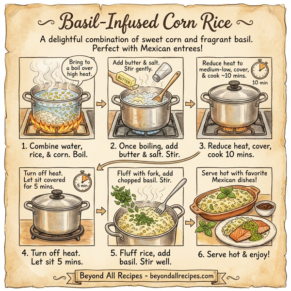 Basil-Infused Corn Rice instructions