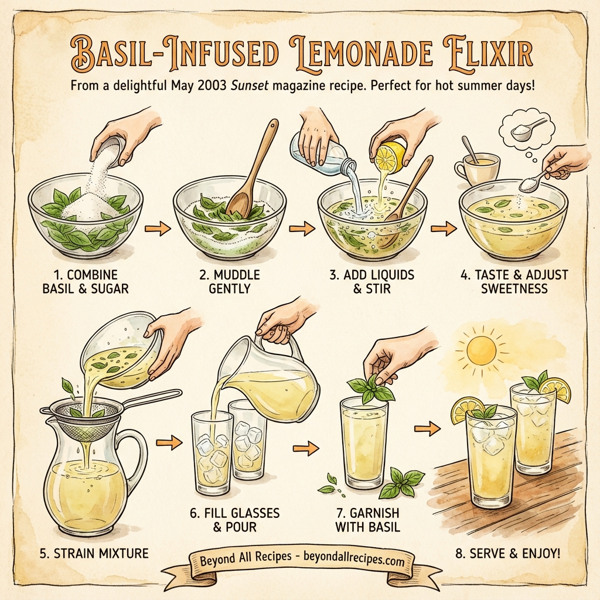 Basil-Infused Lemonade elixir instructions