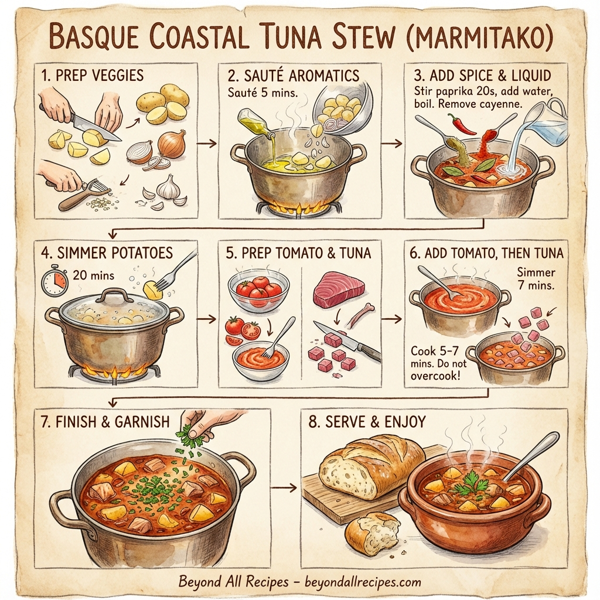 Basque Coastal Tuna Stew instructions
