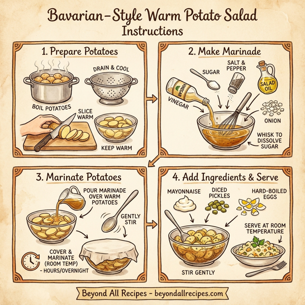 Bavarian-Style Warm Potato Salad instructions