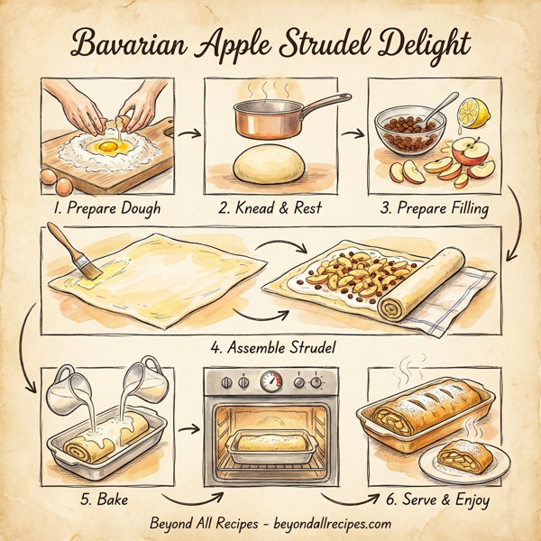 Bavarian Apple Strudel Delight instructions