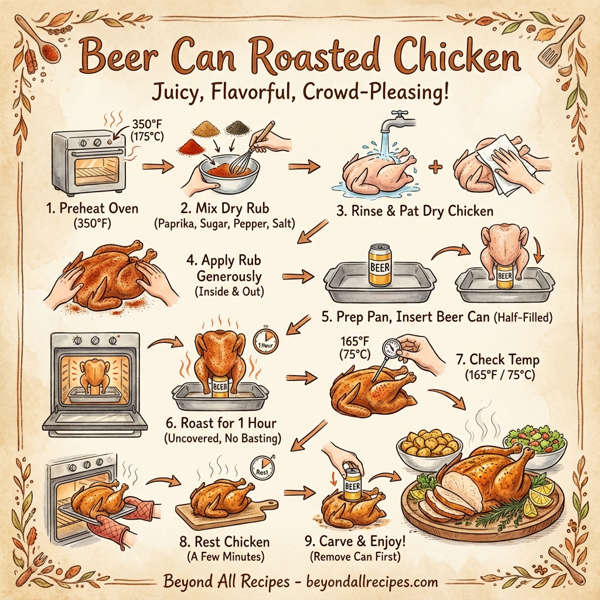 Beer Can Roasted Chicken instructions