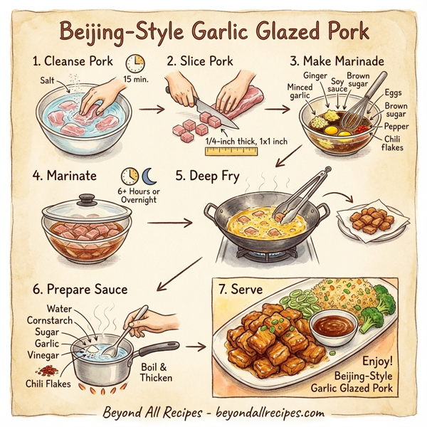 Beijing-Style Garlic Glazed Pork instructions