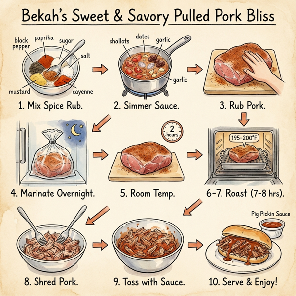 Bekah's Sweet & Savory Pulled Pork Bliss instructions