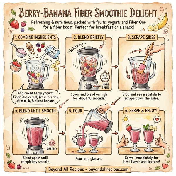 Berry-Banana Fiber Smoothie Delight instructions