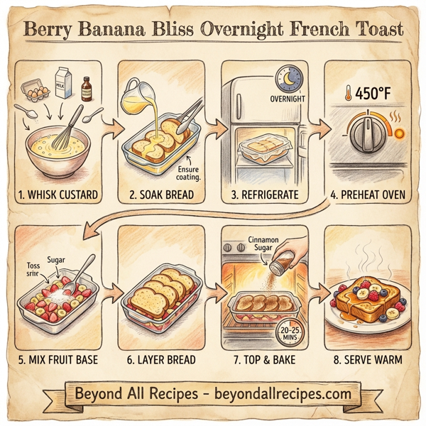 Berry Banana Bliss Overnight French Toast instructions