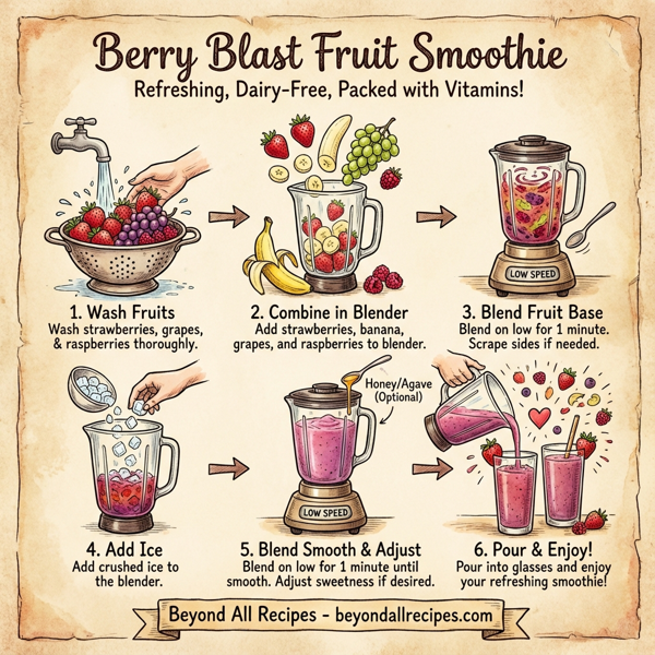 Berry Blast Fruit Smoothie instructions