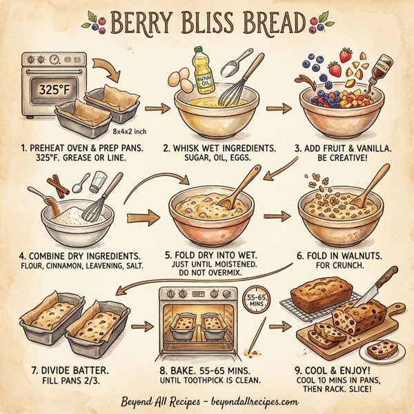 Berry Bliss Bread instructions
