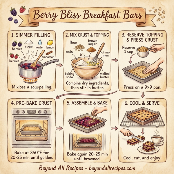 Berry Bliss Breakfast Bars instructions
