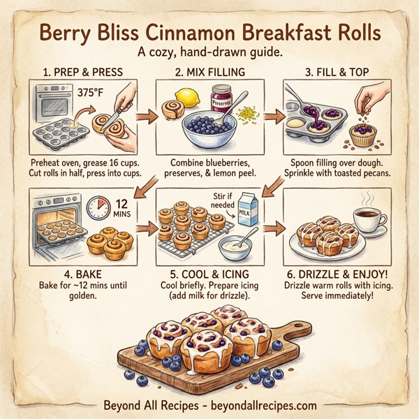 Berry Bliss Cinnamon Breakfast Rolls instructions
