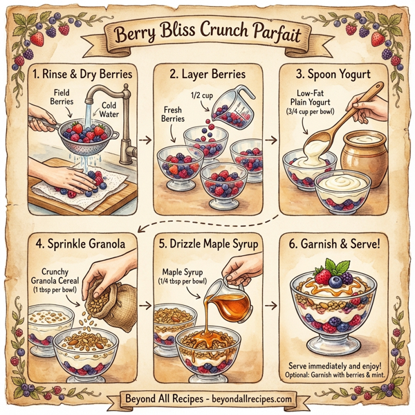 Berry Bliss Crunch Parfait instructions