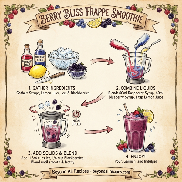 Berry Bliss Frappe Smoothie instructions