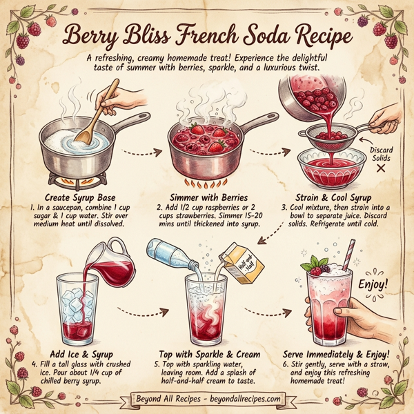 Berry Bliss French Soda instructions