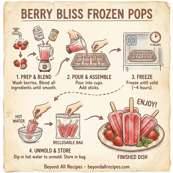 Berry Bliss Frozen Pops instructions