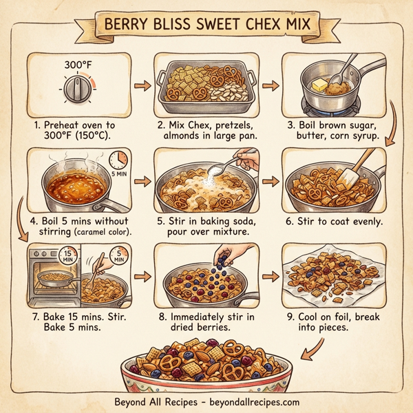 Berry Bliss Sweet Chex Mix instructions