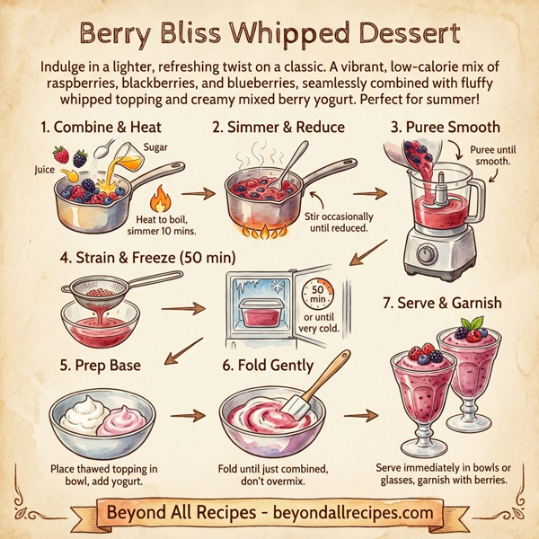Berry Bliss Whipped Dessert instructions