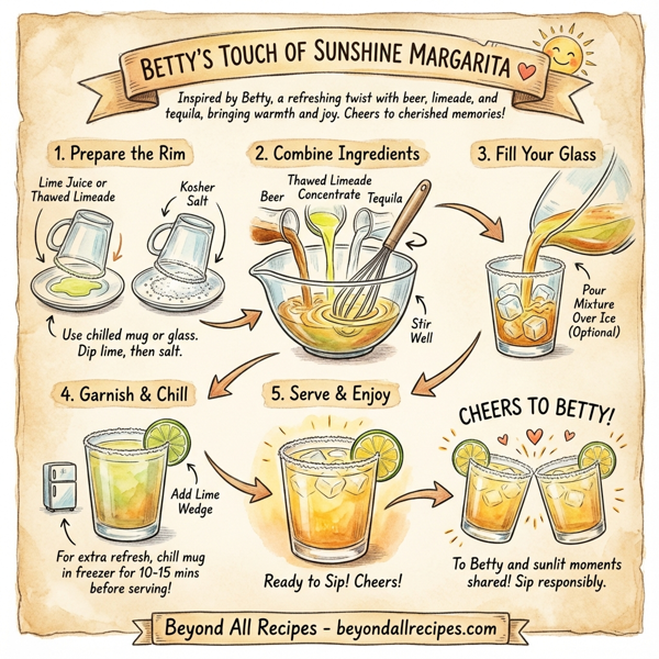 Betty's Touch of Sunshine Margarita instructions