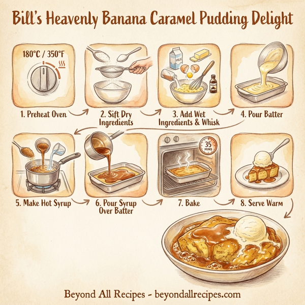 Bill's Heavenly Banana Caramel Pudding Delight instructions