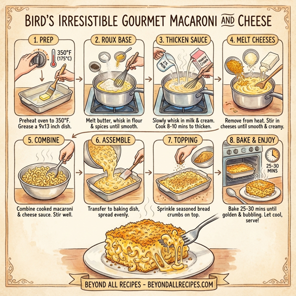 Bird's Irresistible Gourmet Macaroni and Cheese instructions